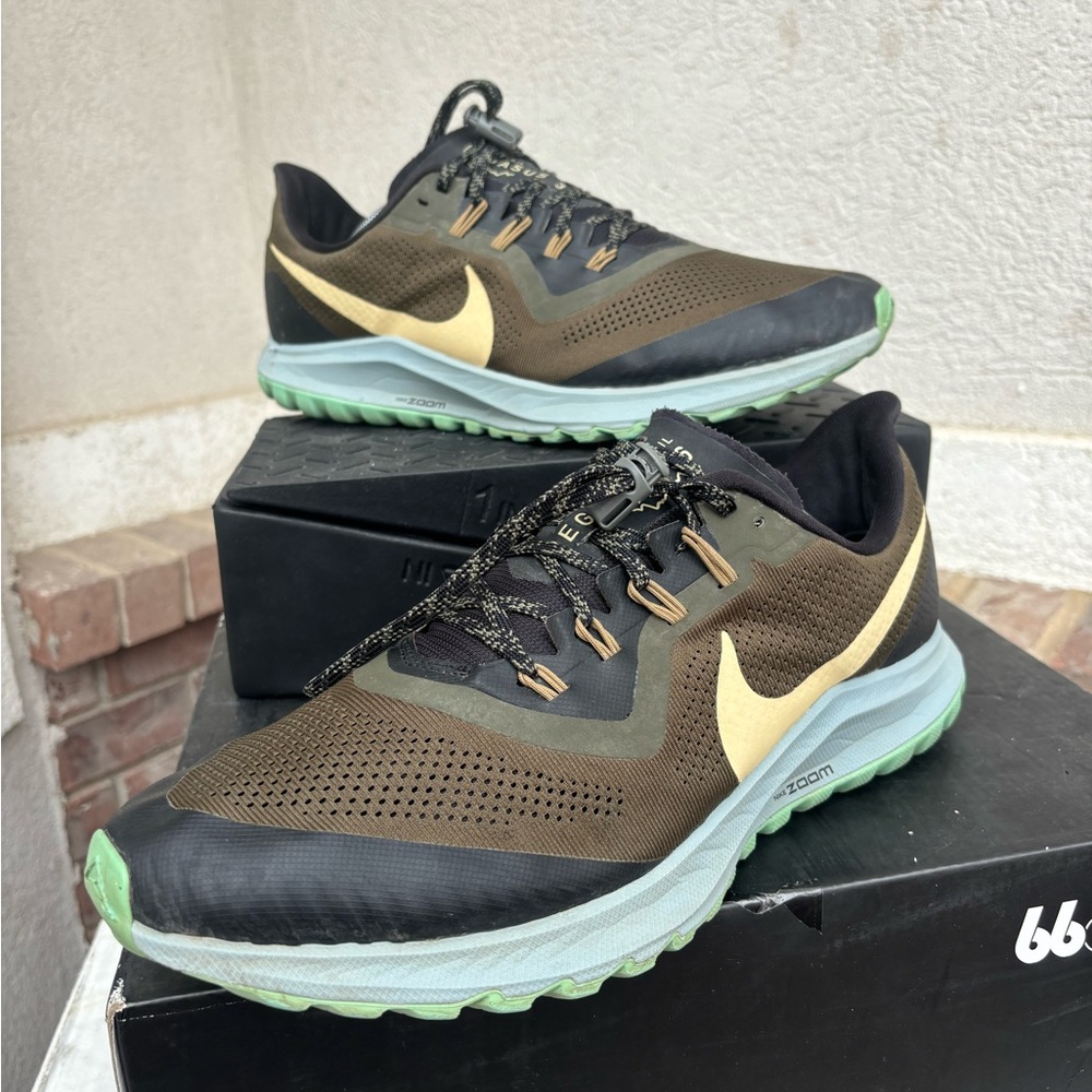 Size 12.5 - Nike Air Zoom Pegasus 36 Trail Cargo Khaki 2019
